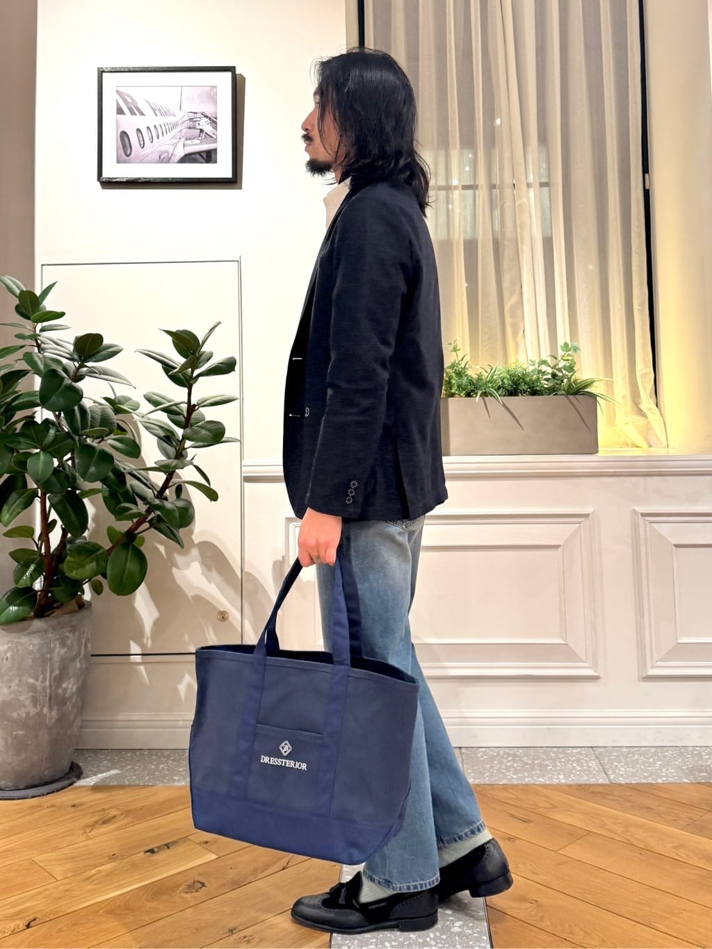 kawarataniさんの「DRESSTERIOR｜オックスフォード ラウンドカラーシャツ」を使ったコーディネート