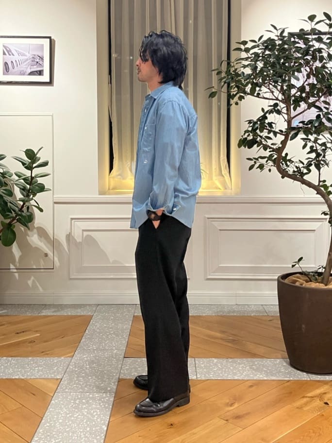 junyaさんの「DRESSTERIOR｜ユーズドデニムシャツ」を使ったコーディネート