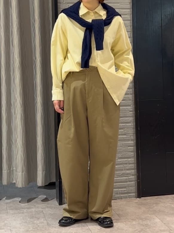 ga_riさんの「THE SHOP TK｜【POLO BCS 別注】ケーブルカーディガン」を使ったコーディネート