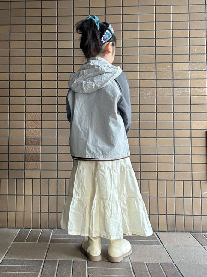 ga_riさんの「THE SHOP TK｜【110－160】配色ナイロンブルゾン」を使ったコーディネート