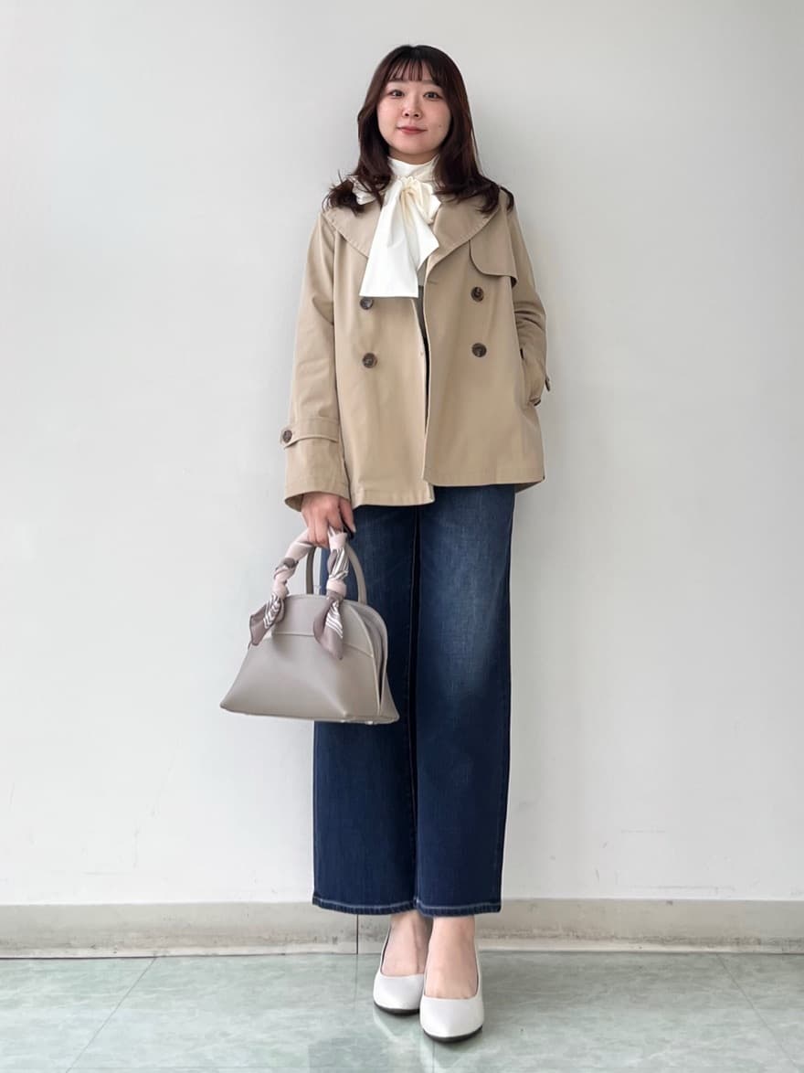 KAHOさんの「UNTITLED｜◆【セレモニー/華やか】2WAYボウタイブラウス」を使ったコーディネート