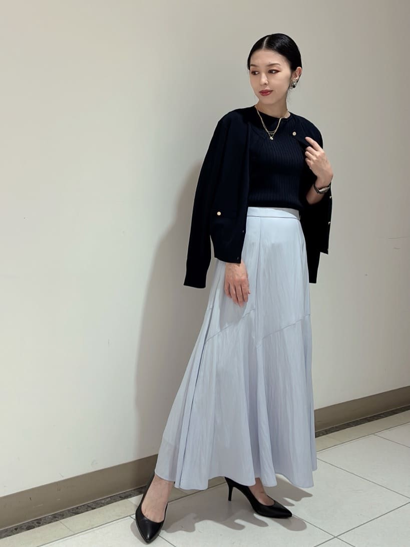 環さんの「UNTITLED｜◆【アンサンブル可/洗える】ワイドリブニット」を使ったコーディネート