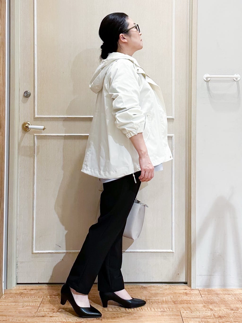 umeさんの「SHOO･LA･RUE｜【防花粉/高レビュー】きれいもかっこいいも叶える 欲張りマウンテンパーカ」を使ったコーディネート
