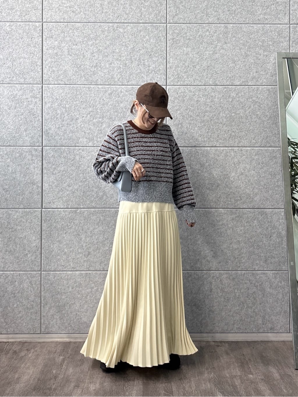 kotakiさんの「INDIVI｜ファンシーヤーンボーダーニット」を使ったコーディネート