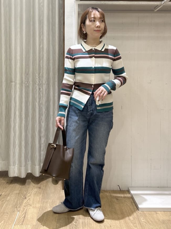 ga_riさんの「THE SHOP TK｜【通勤にもデイリーにも】CAVIAN 金ボタンダブルブレストジャケット」を使ったコーディネート
