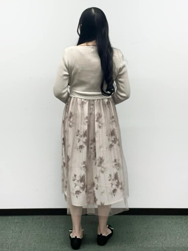 Hitomiさんの「index｜ドッキングニットワンピース【洗濯機OK／抗ピル】」を使ったコーディネート