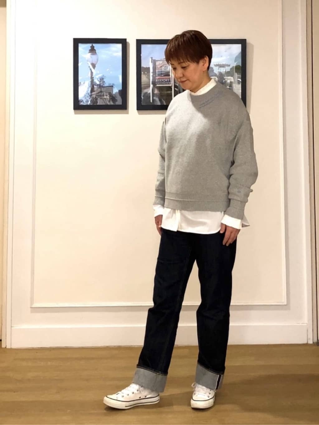 Hiroさんの「Dessin｜【ユニセックス/洗える】ロゴ刺繍入りコットンジャカード」を使ったコーディネート
