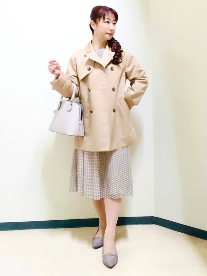 花さんの「Reflect｜【オン・オフ着回しやすい◎】ダブルブレストジャケット」を使ったコーディネート