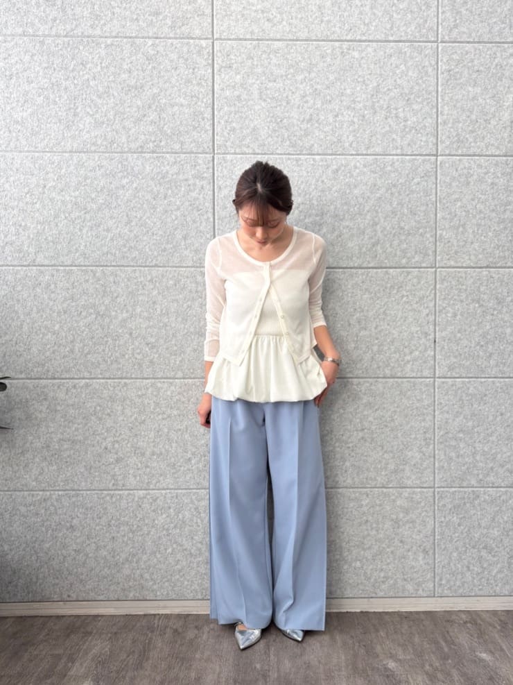 norimiさんの「INDIVI｜ビスチェシアーアンサンブル」を使ったコーディネート