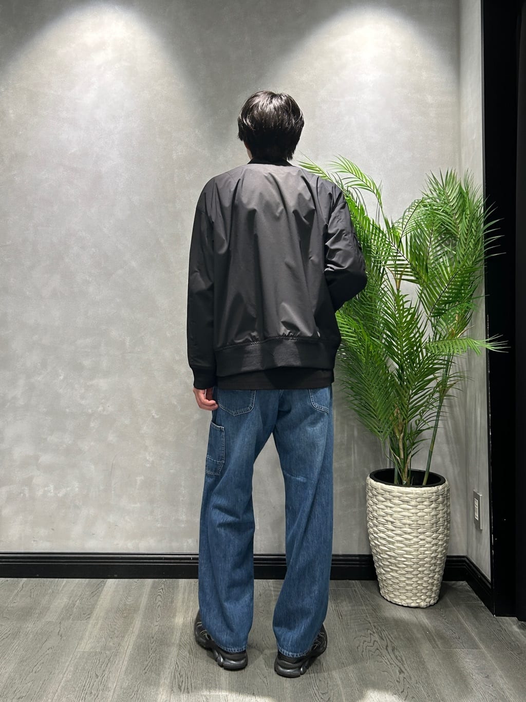 ruiさんの「TAKEO KIKUCHI｜【BOWLER HAT LABEL】撥水 MA－1ブルゾン」を使ったコーディネート