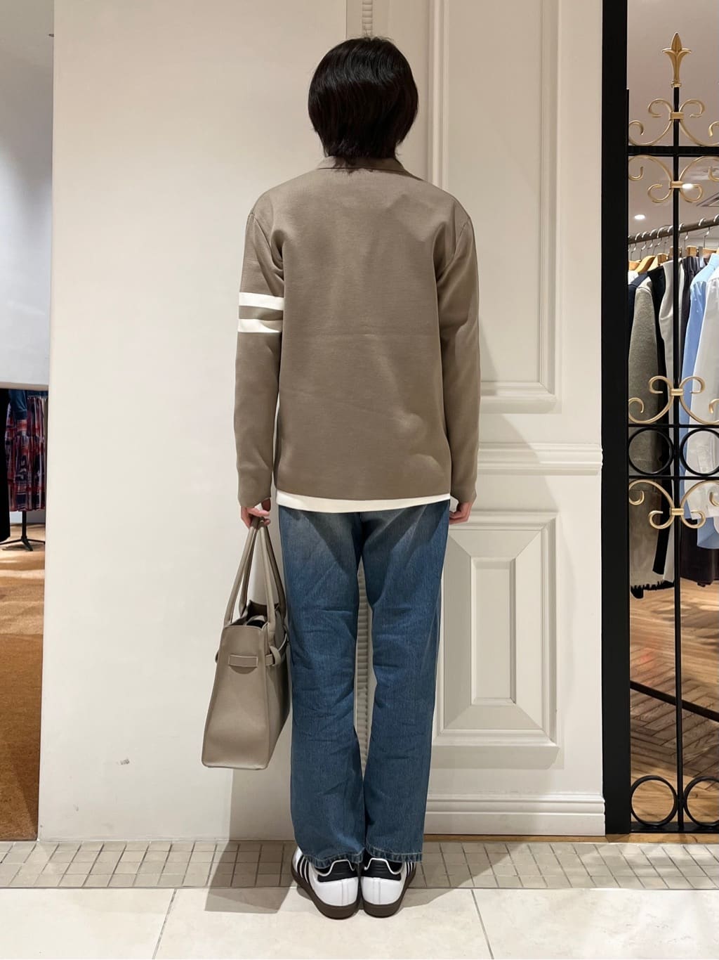 Watanabeさんの「DRESSTERIOR｜【ウォッシャブル】スプリング ニットジャケット」を使ったコーディネート