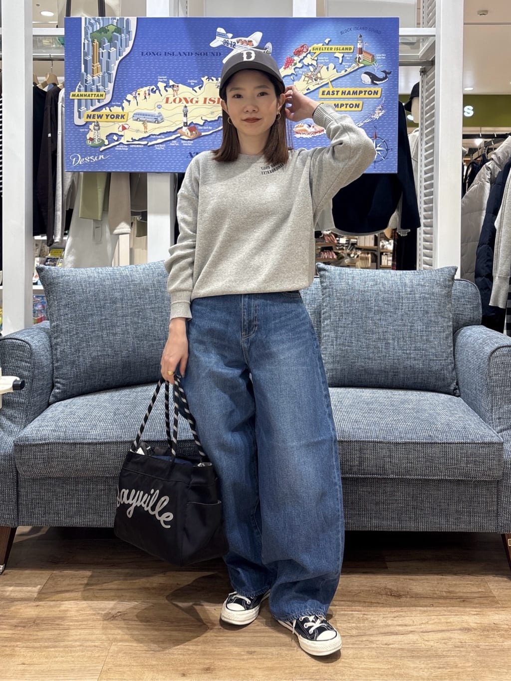 risaさんの「Dessin｜【ユニセックス/洗える】ロゴ刺繍入りコットンジャカード」を使ったコーディネート