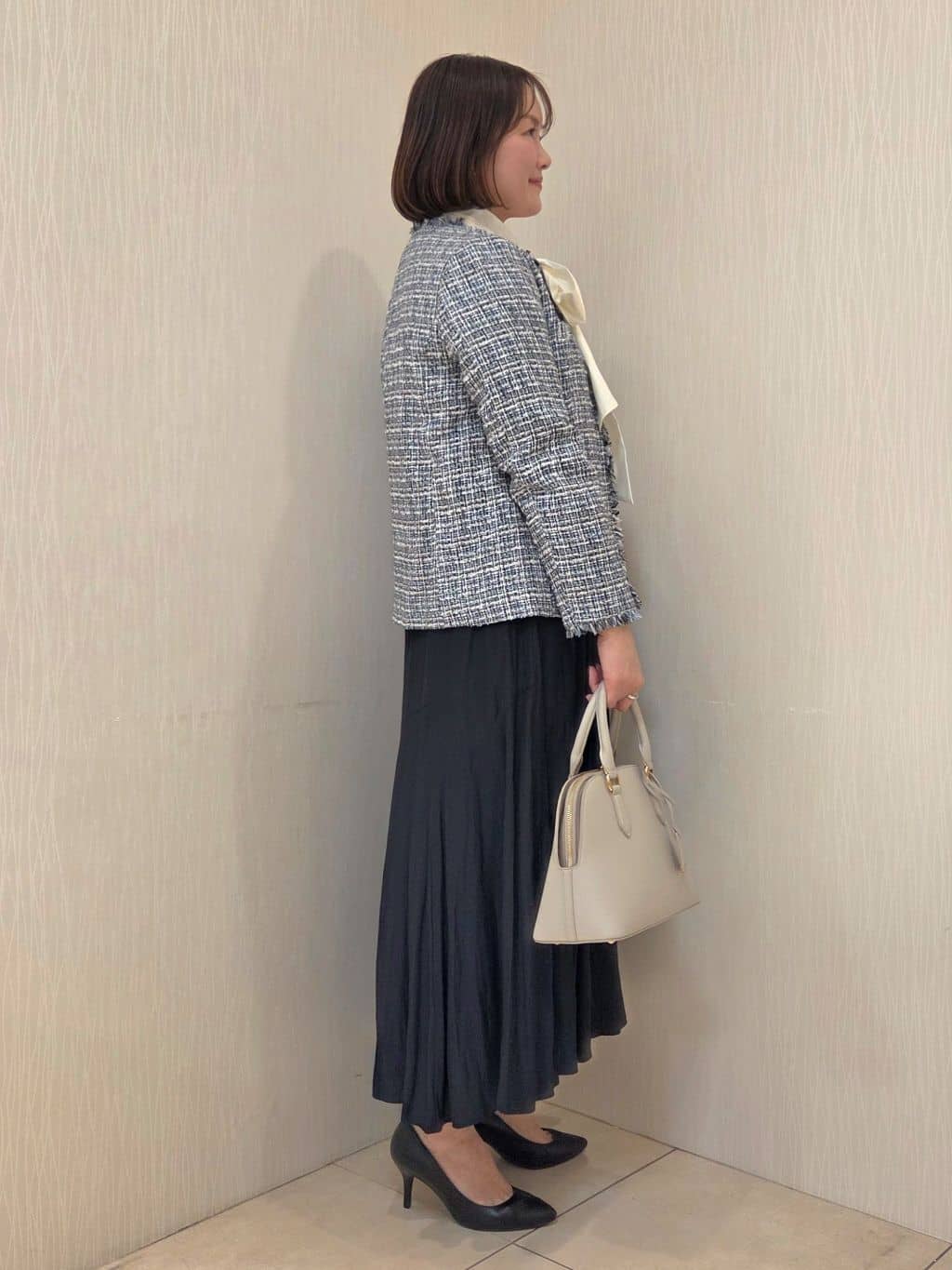 naokoさんの「UNTITLED｜【仕事着/スーツ】ファンシーツイード ジャケット」を使ったコーディネート