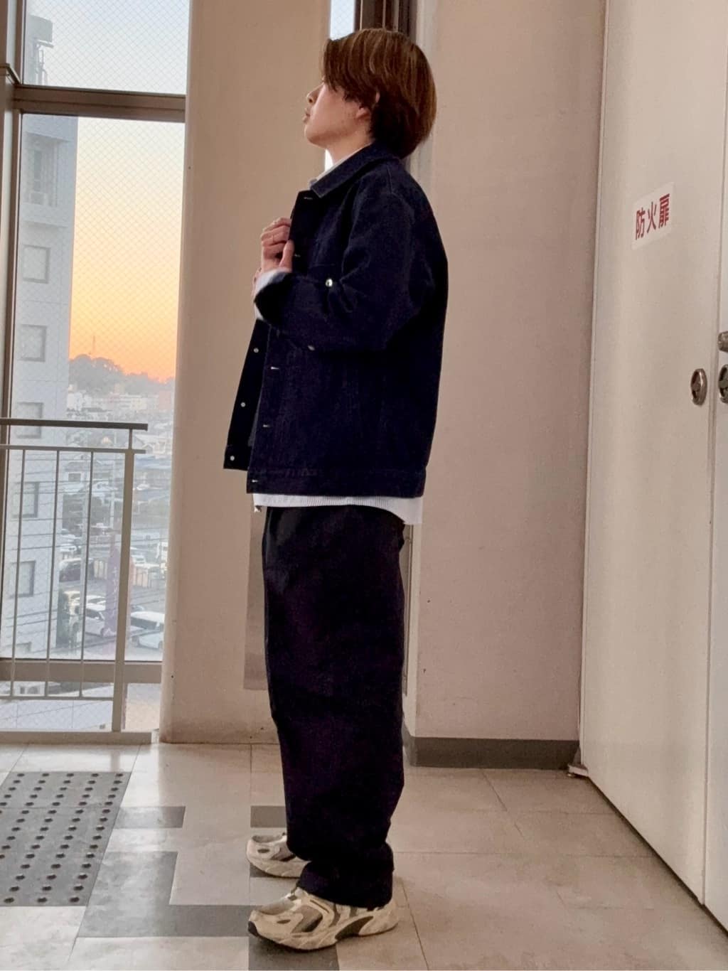 そうごさんの「THE SHOP TK｜【大人にも取り入れやすい】デニムジャケット セットアップ可/洗濯機OK」を使ったコーディネート