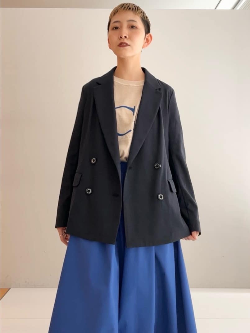 OCHIAIさんの「DRESSTERIOR｜コンフォート ダブルブレザー」を使ったコーディネート
