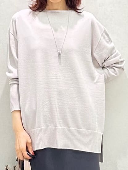 Miwaさんの「UNTITLED｜【8色展開/体型カバー】魅せるタイムレスニット」を使ったコーディネート