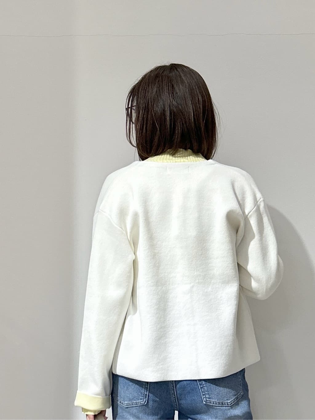 NAKAさんの「OPAQUE.CLIP｜スナップボタンニットカーディガン【洗濯機OK】」を使ったコーディネート