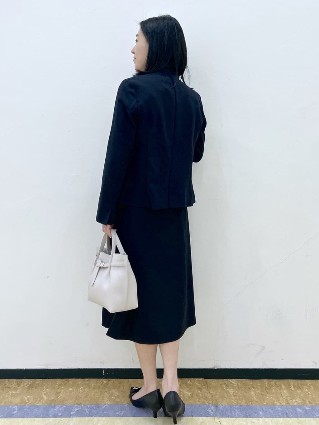 su.さんの「index｜【接触冷感／吸水速乾】ノーカラージャケット／セットアップ対応可《洗える／防シワ／ストレッチ》」を使ったコーディネート
