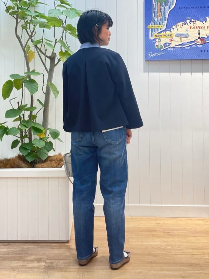 mikaさんの「Dessin｜【入卒/セレモニー/セットアップ可能】ダブルクロステーパードパンツ」を使ったコーディネート