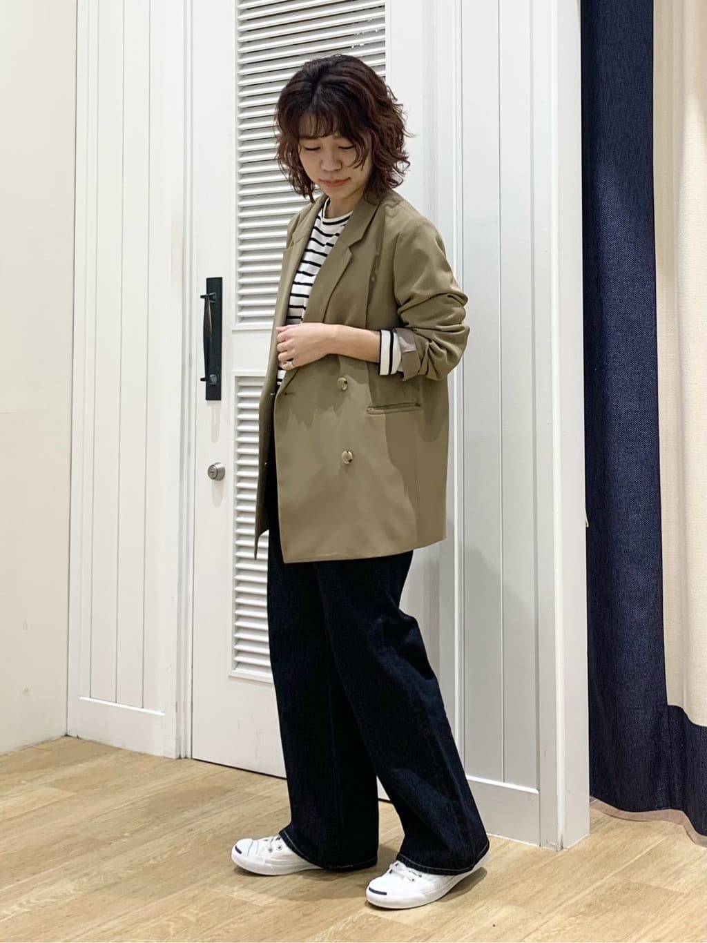 IMARIさんの「Dessin｜【入卒/セレモニー/お仕事/セットアップ可能】ダブルジャケット」を使ったコーディネート