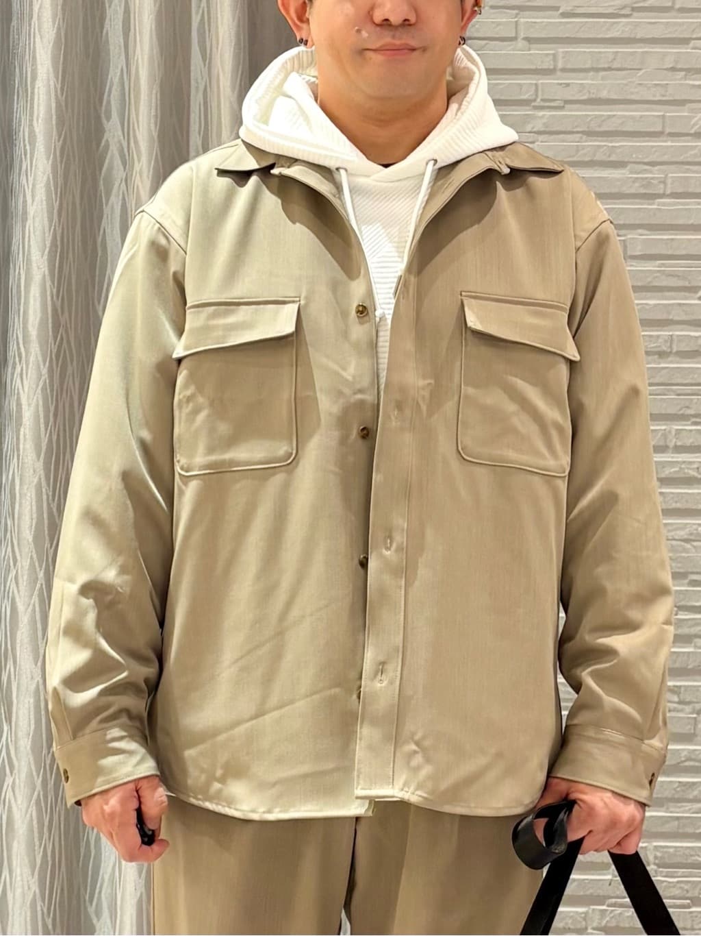 Pーyamaさんの「THE SHOP TK｜FLEX LINE  カバーオール　ストレッチ/防シワ/マシンウォッシャブル/セットアップ可」を使ったコーディネート