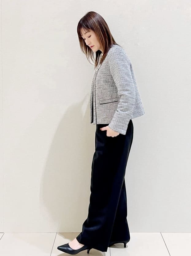 yukariさんの「OPAQUE.CLIP｜《通勤対応》レースブラウス【洗濯機OK】」を使ったコーディネート