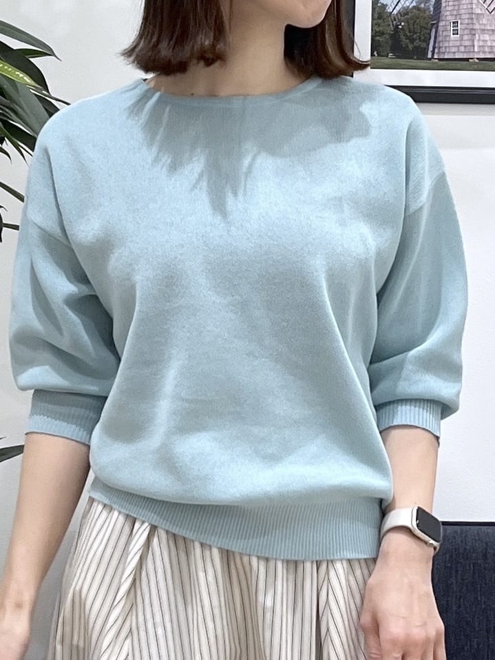 canaさんの「Dessin｜【洗える】シアーリラックスニット」を使ったコーディネート