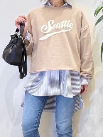misakiさんの「SHOO･LA･RUE｜【SHOO・LA・RUE DENIM】毎日使いたくなる ストレッチデニムスキニーパンツ」を使ったコーディネート