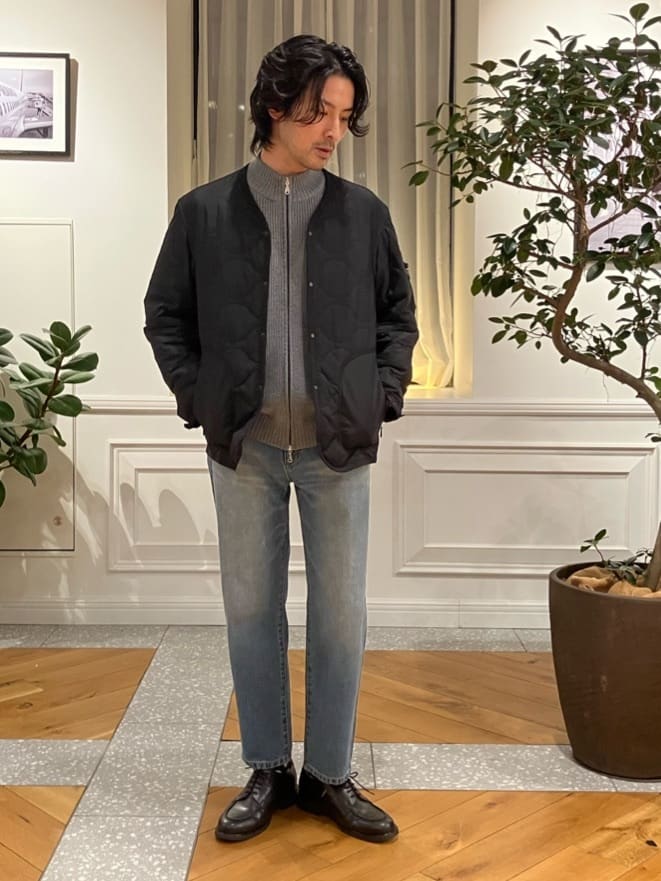 junyaさんの「DRESSTERIOR｜◆【Safari5月号掲載】10．6oz コンフォートワイドデニムパンツ」を使ったコーディネート