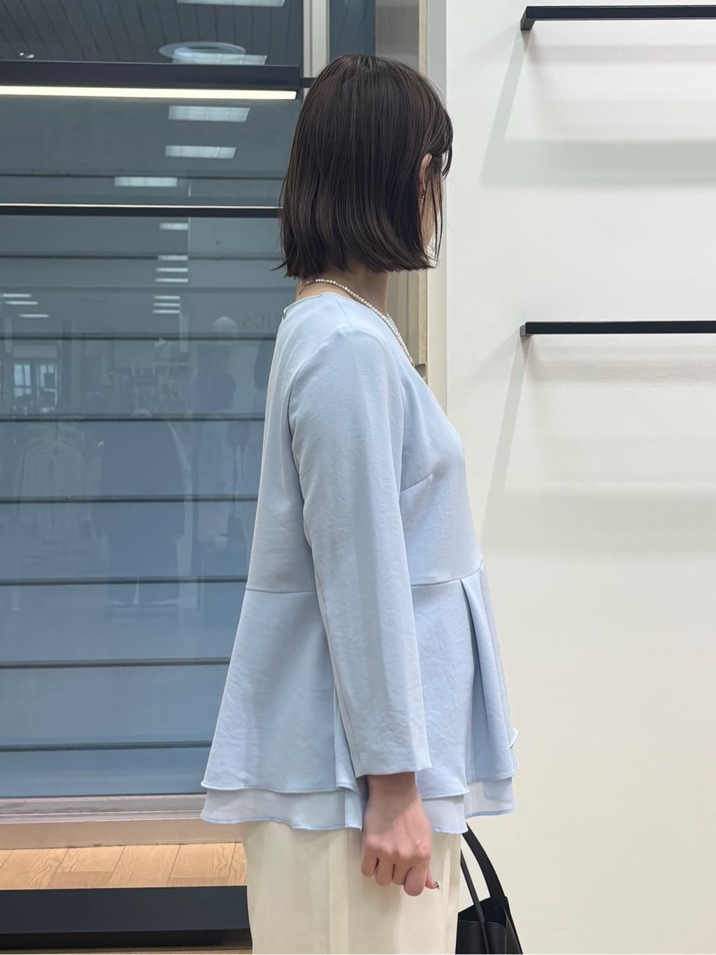 asamiさんの「INDIVI｜ランダムパール調ネックレス」を使ったコーディネート