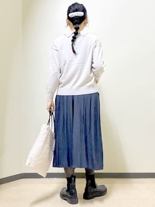  beni_gingerさんの「Reflect｜【着映え◎】衿つきニットトップス」を使ったコーディネート