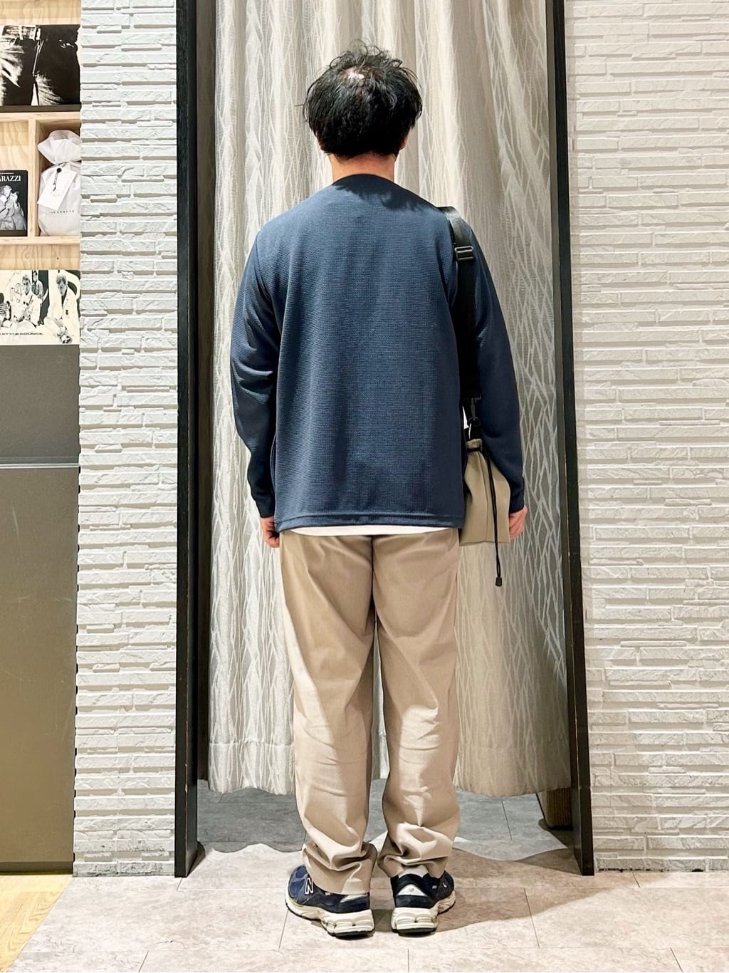 KENJI Iさんの「THE SHOP TK｜【2点セット】カーディガン＋半袖Tシャツ 洗濯機OK」を使ったコーディネート