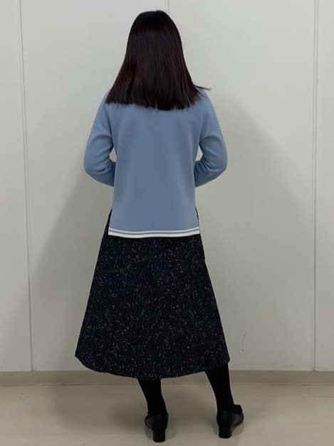 ゆうさんの「Reflect｜【セットアップ可】ダブルジャカードニットプルオーバー」を使ったコーディネート