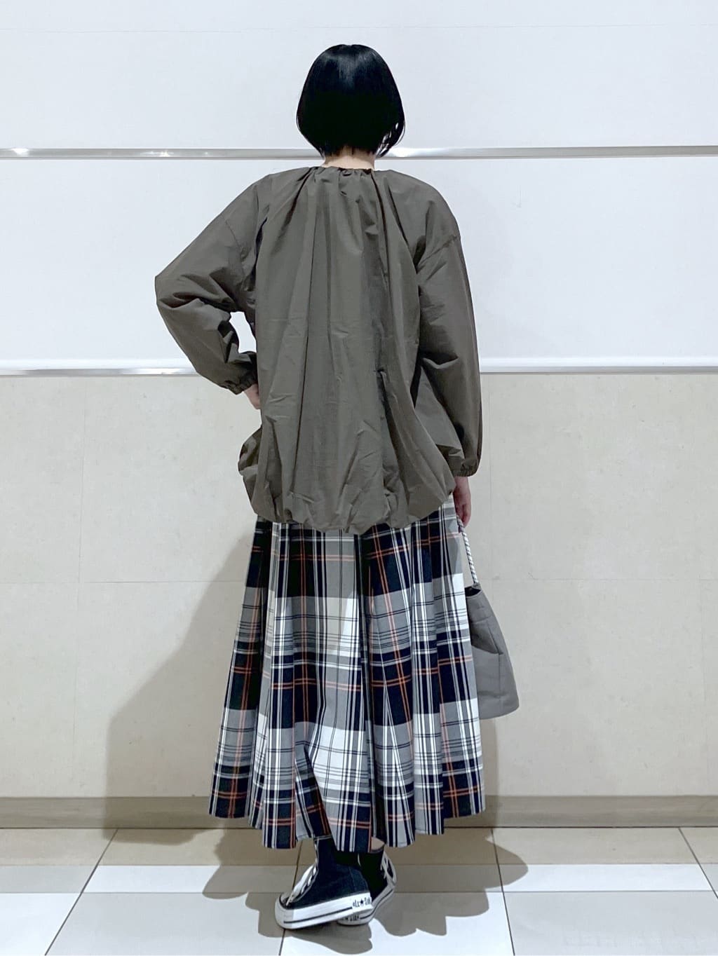 eriko さんの「Dessin｜【洗える】コットンナイロンバルーンヘムブルゾン」を使ったコーディネート