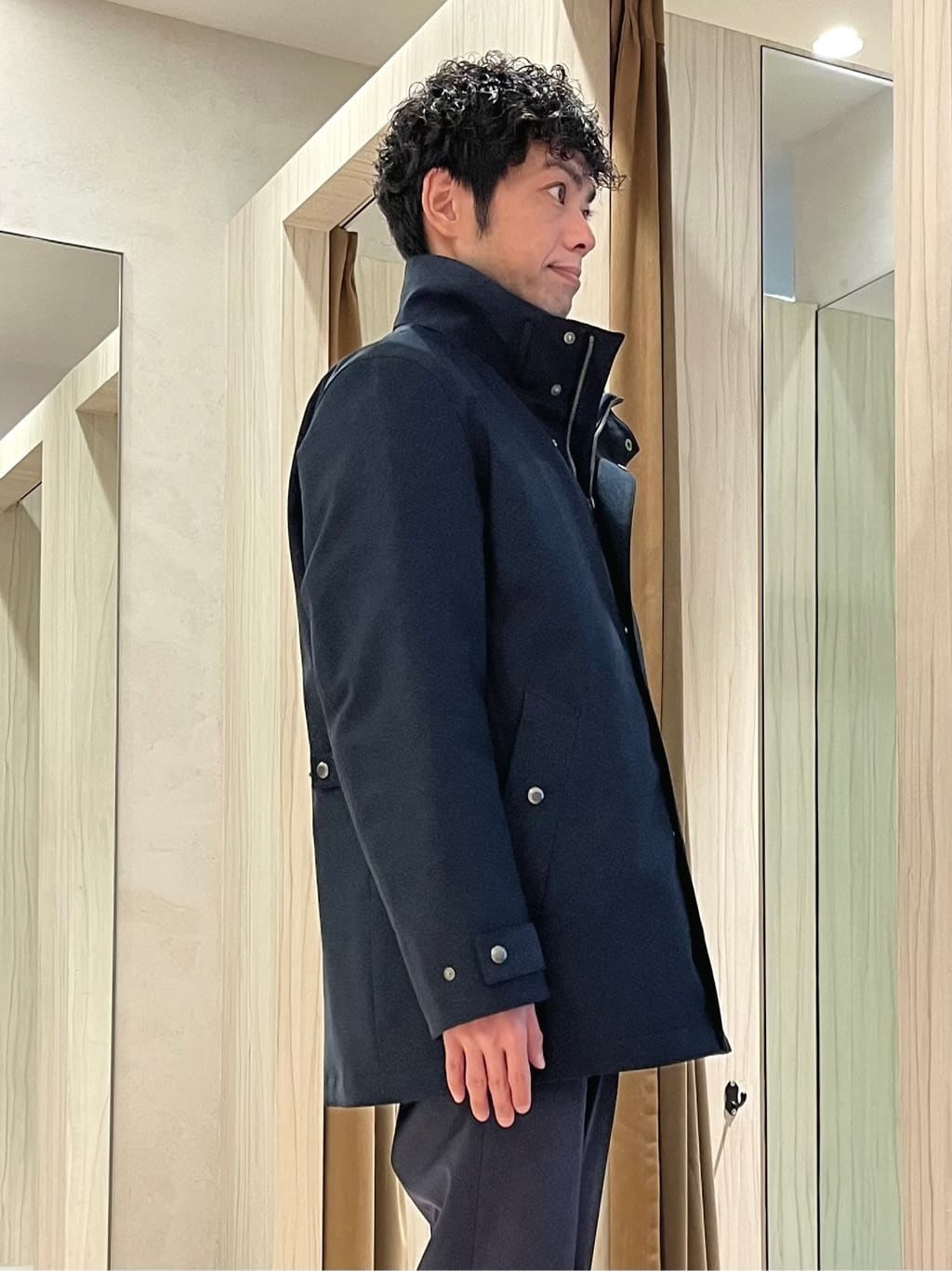 URAさんの「TAKEO KIKUCHI｜【3WAY】ドビー ダウンライナー付ブルゾン」を使ったコーディネート