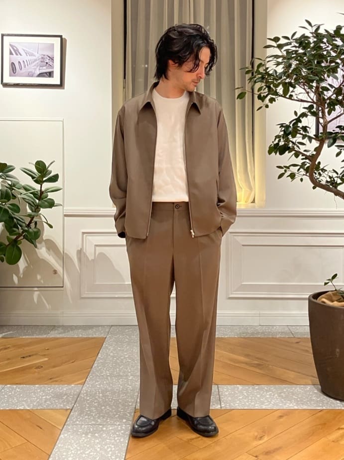 junyaさんの「DRESSTERIOR｜【ウォッシャブル】ウールハリントン ジャケット」を使ったコーディネート