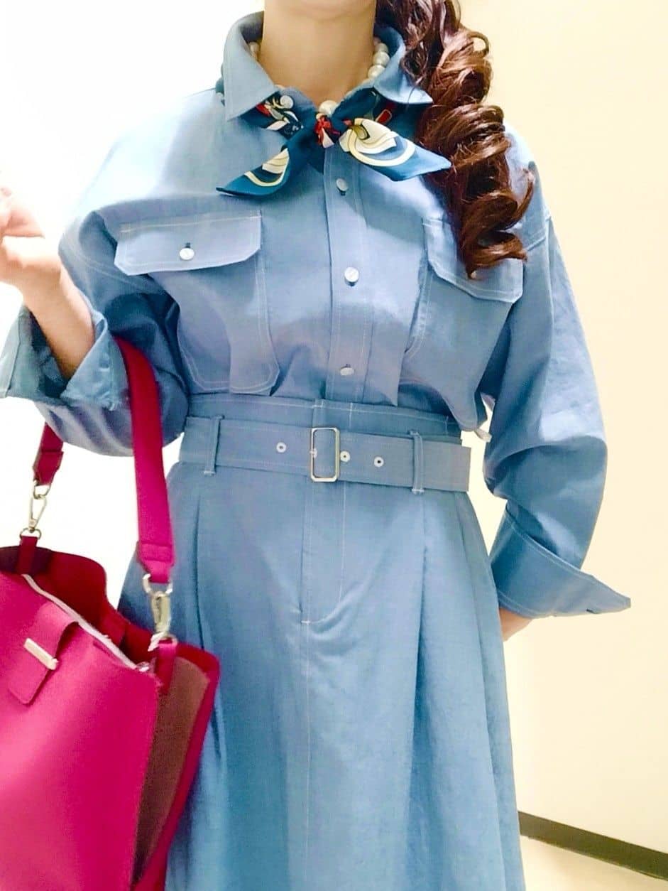 花さんの「Reflect｜【羽織にも◎】ダンガリーシャツ」を使ったコーディネート