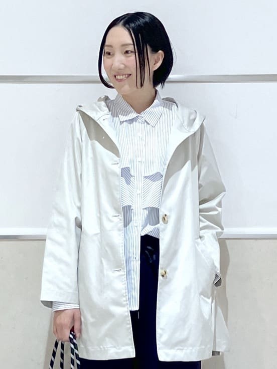 eriko さんの「Dessin｜【洗える】フリルシャツブラウス」を使ったコーディネート