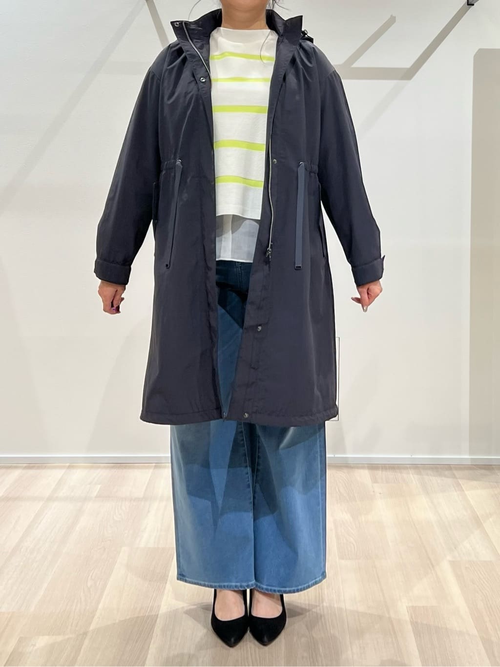 TOMOMIさんの「UNTITLED｜◆【2WAY/洗える/はっ水】グログランモッズコート」を使ったコーディネート