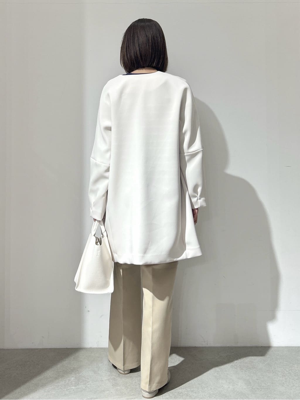 NAKAさんの「OPAQUE.CLIP｜フォルムスリーブミドルコート【洗濯機OK】」を使ったコーディネート