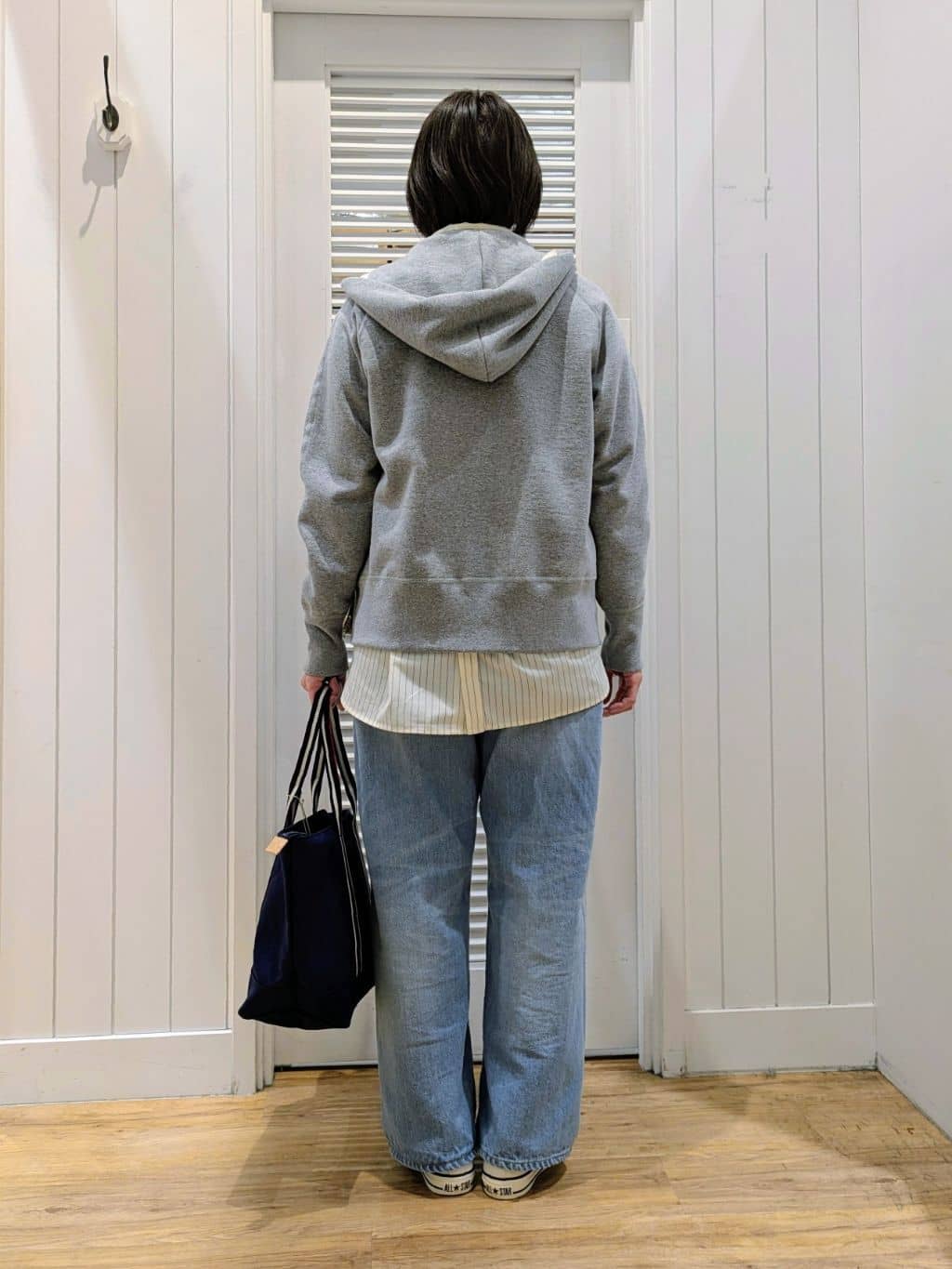 Asaさんの「Dessin｜【洗える】バックボタンオーバーシャツ」を使ったコーディネート