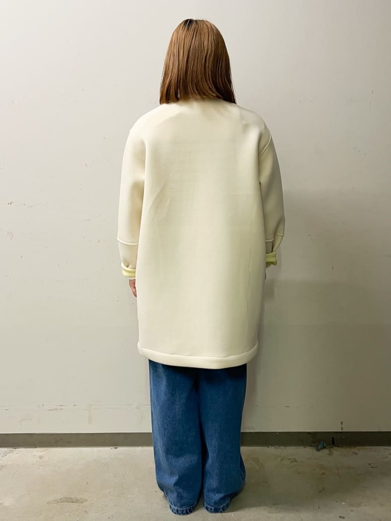 なかさんの「OPAQUE.CLIP｜リバーシブル配色ノーカラーコート【洗濯機OK】」を使ったコーディネート
