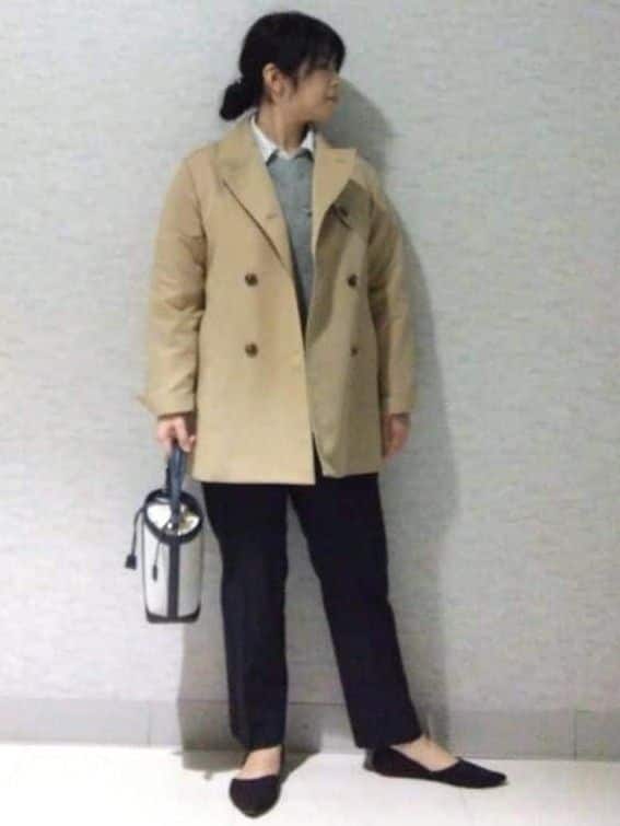 sakoさんの「Reflect｜【オン・オフ着回しやすい◎】ダブルブレストジャケット」を使ったコーディネート