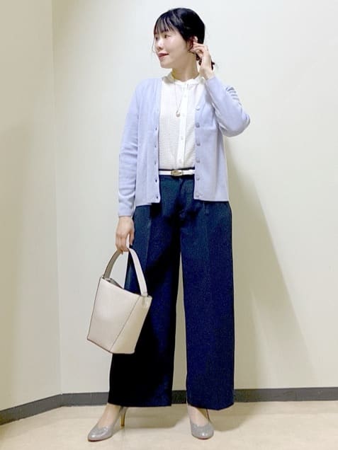  beni_gingerさんの「Reflect｜【ゆったり着られる◎】バンドカラーシャツブラウス」を使ったコーディネート