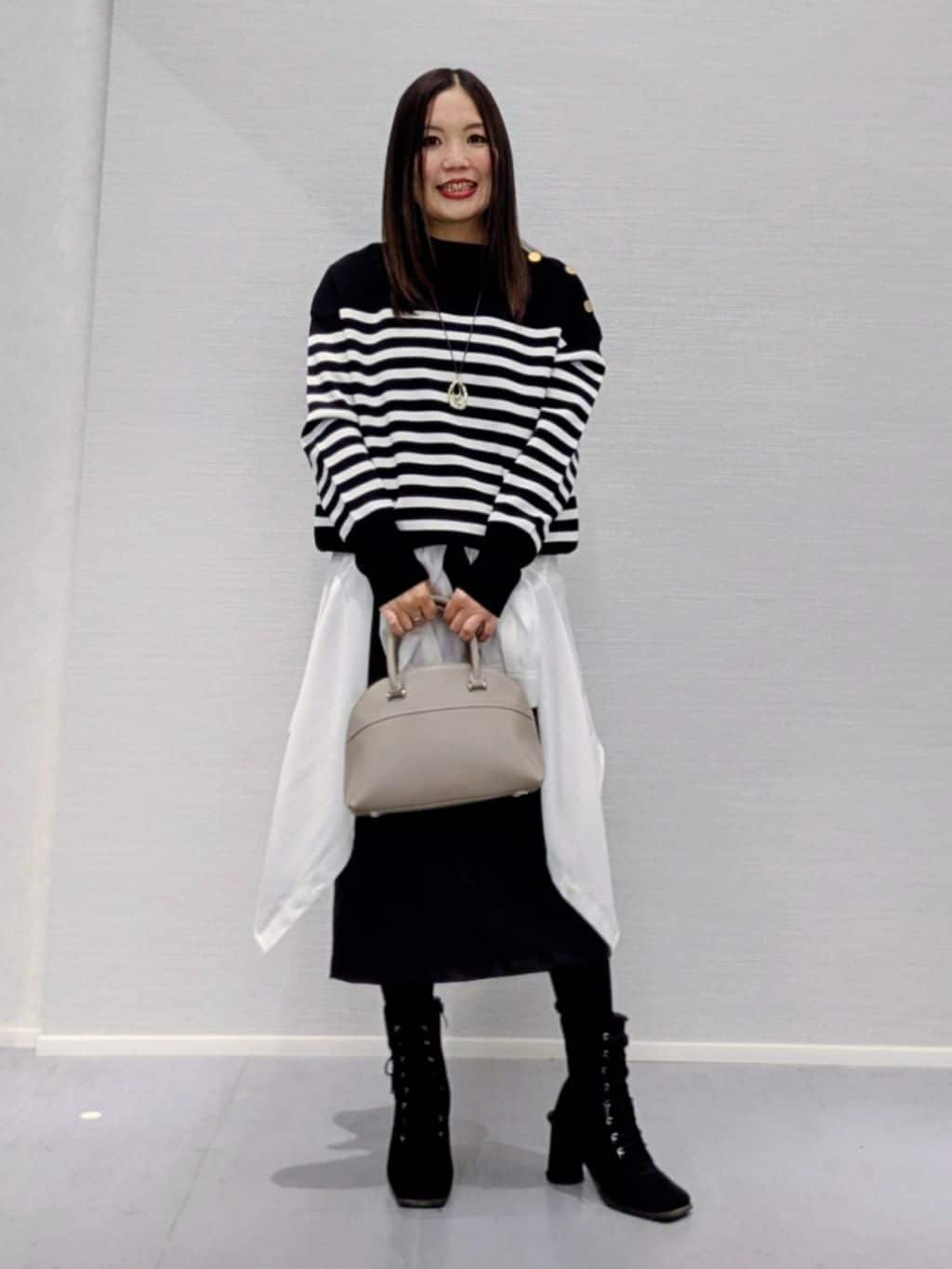 makkyさんの「UNTITLED｜【洗える】ミラノリブニット」を使ったコーディネート