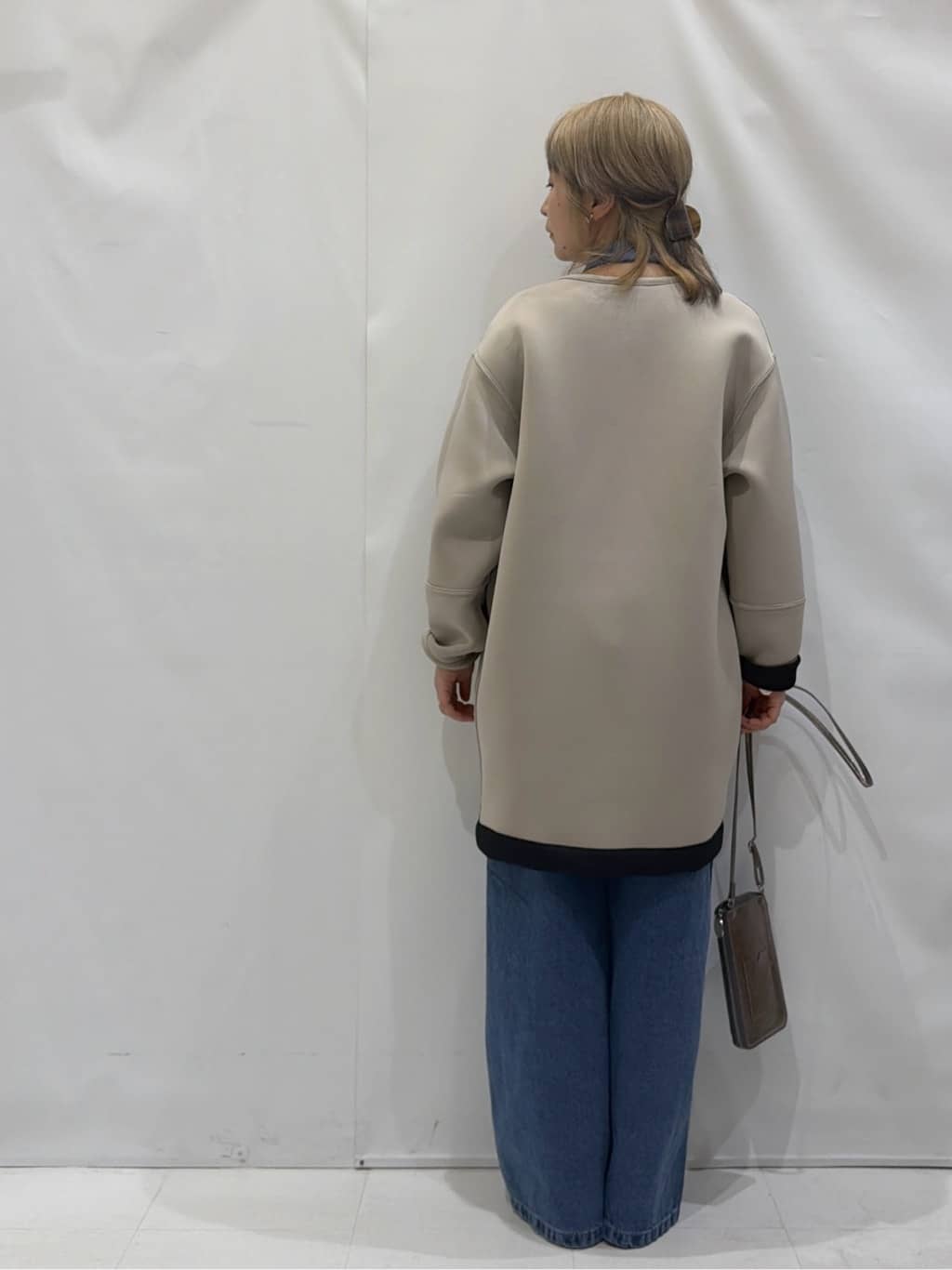 かんなさんの「OPAQUE.CLIP｜リバーシブル配色ノーカラーコート【洗濯機OK】」を使ったコーディネート