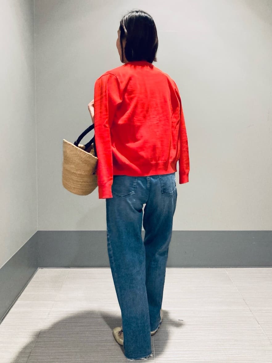 Furuさんの「DRESSTERIOR｜【ウォッシャブル】コットンシルクフレンチスリーブニット」を使ったコーディネート