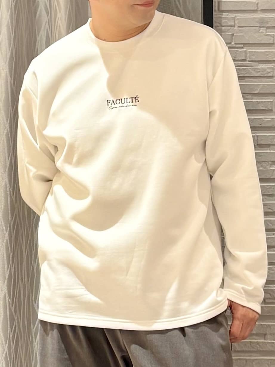 Pーyamaさんの「THE SHOP TK｜【さりげないワンポイント】ダンボール刺繍スウェット 洗濯機OK」を使ったコーディネート