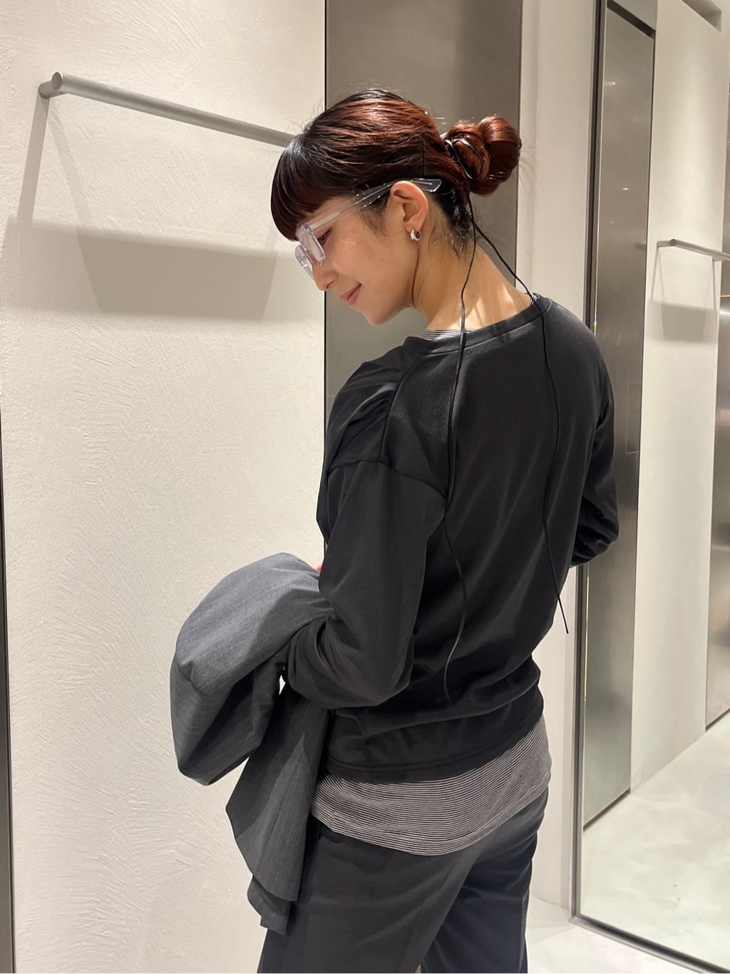 Rielさんの「CODE A｜sheer combi layer tops」を使ったコーディネート