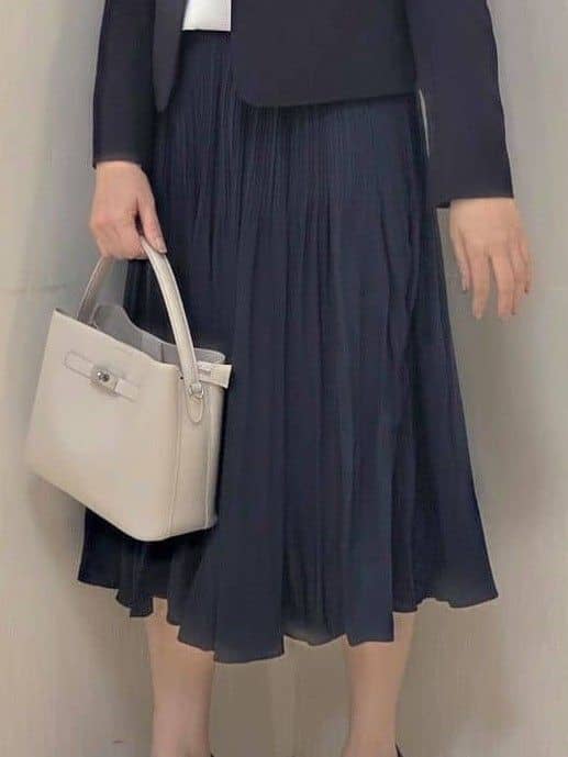 naokoさんの「UNTITLED｜◆【洗える/ストレッチ性/軽い】ノーカラージャケット」を使ったコーディネート